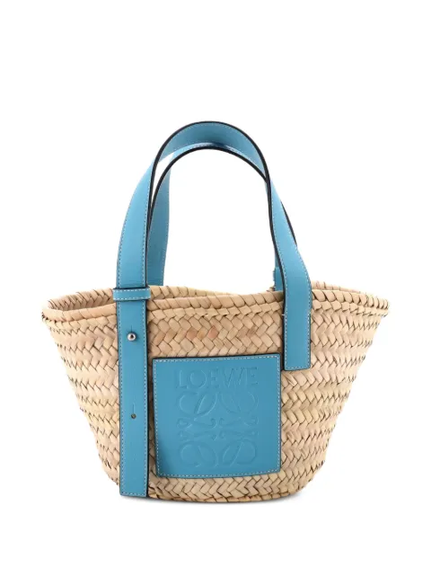 Loewe Pre-Owned Basket Raffia Small tote bag