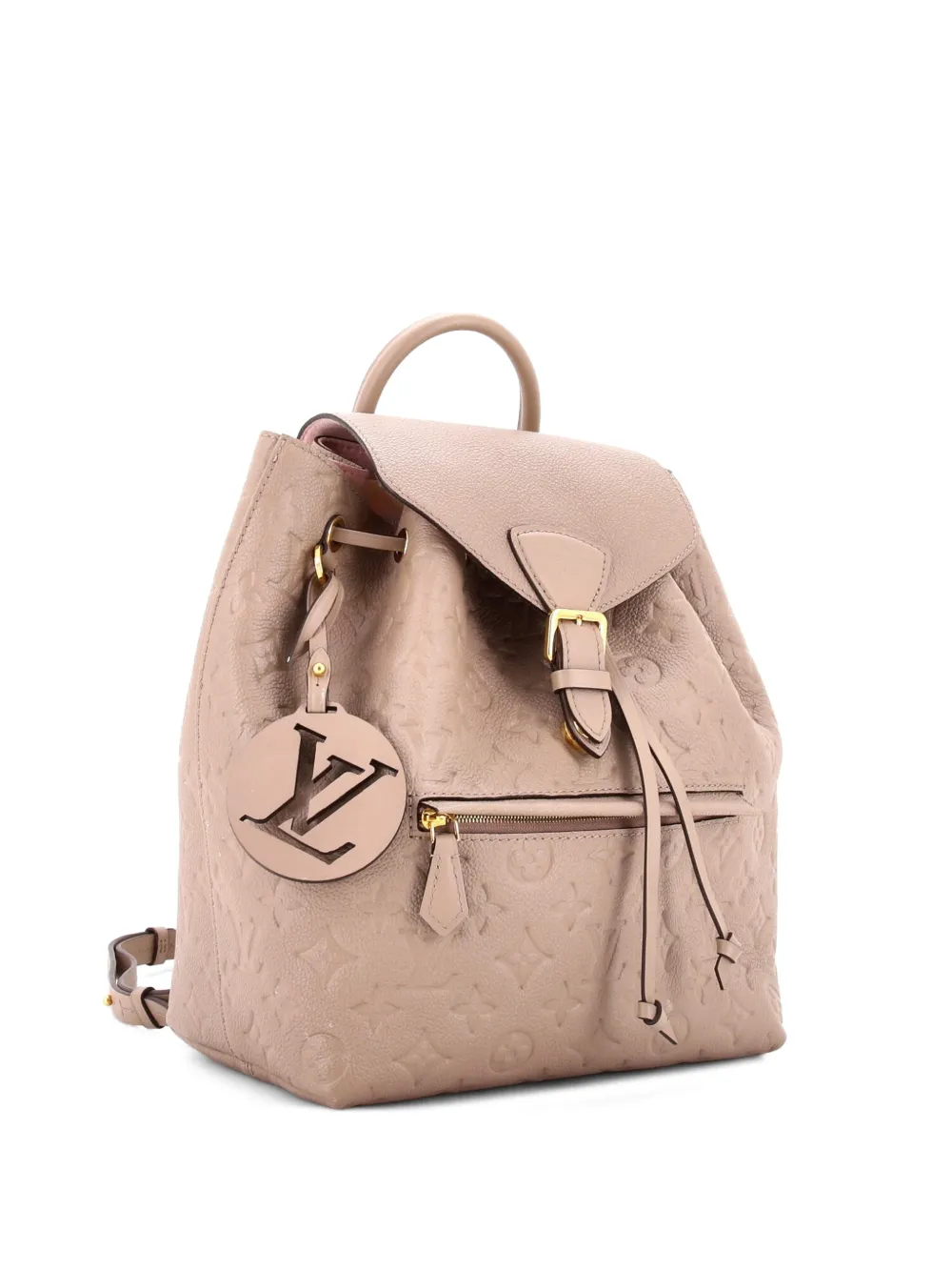 Louis Vuitton Pre-Owned Montsouris NM Monogram Empreinte Leather PM backpack - Neutrals