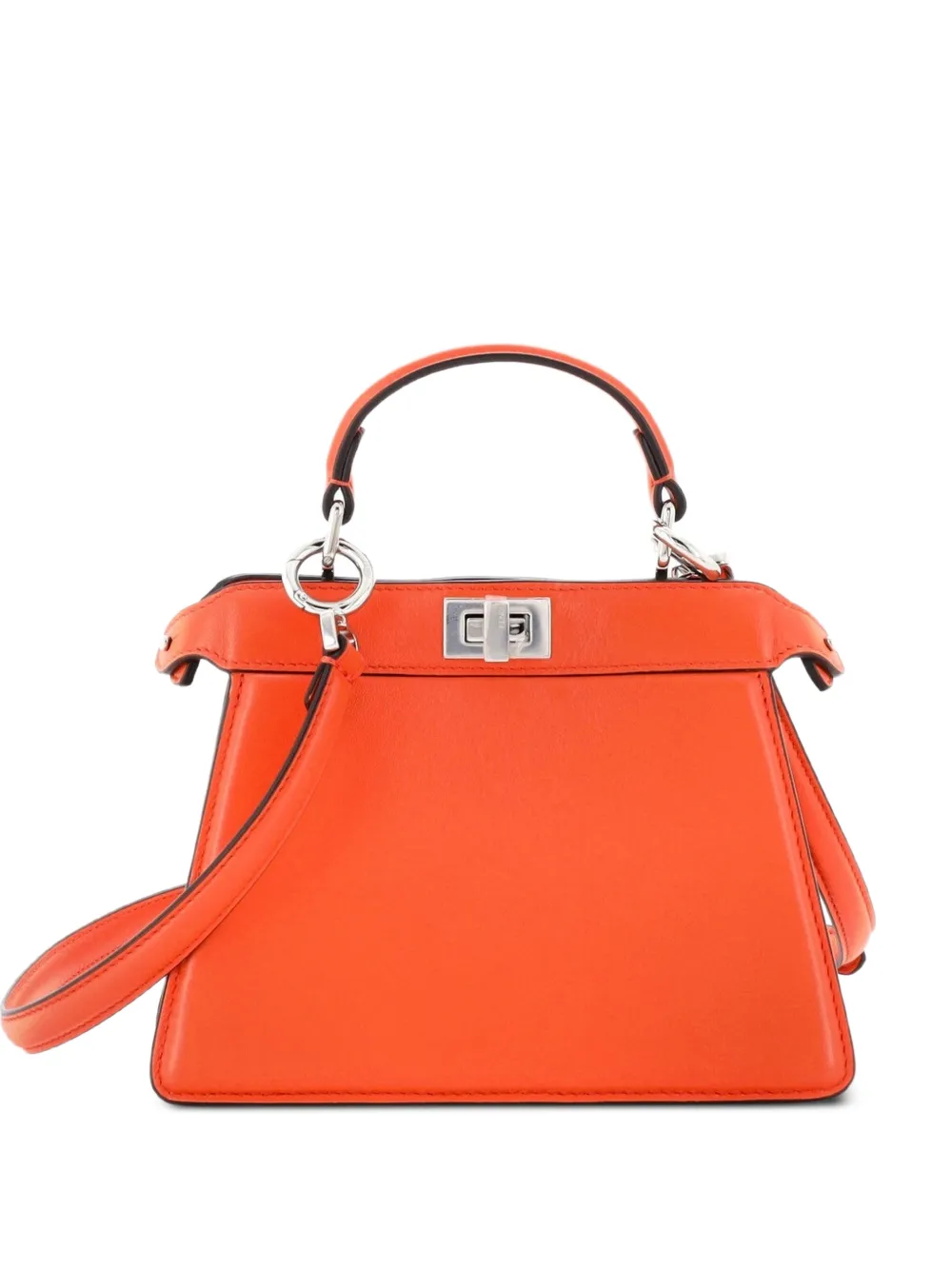 Fendi Pre-Owned Peekaboo ISeeU Bag Petite Umhängetasche - Orange