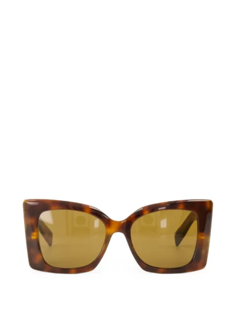 Saint Laurent Eyewear lentes de sol SL M119 Blaze con armazón estilo carey