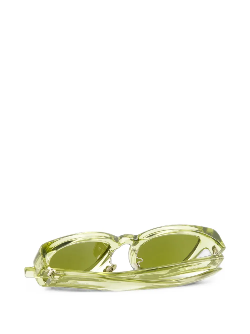 Saint Laurent Eyewear SL 957 zonnebril met vierkant montuur Groen