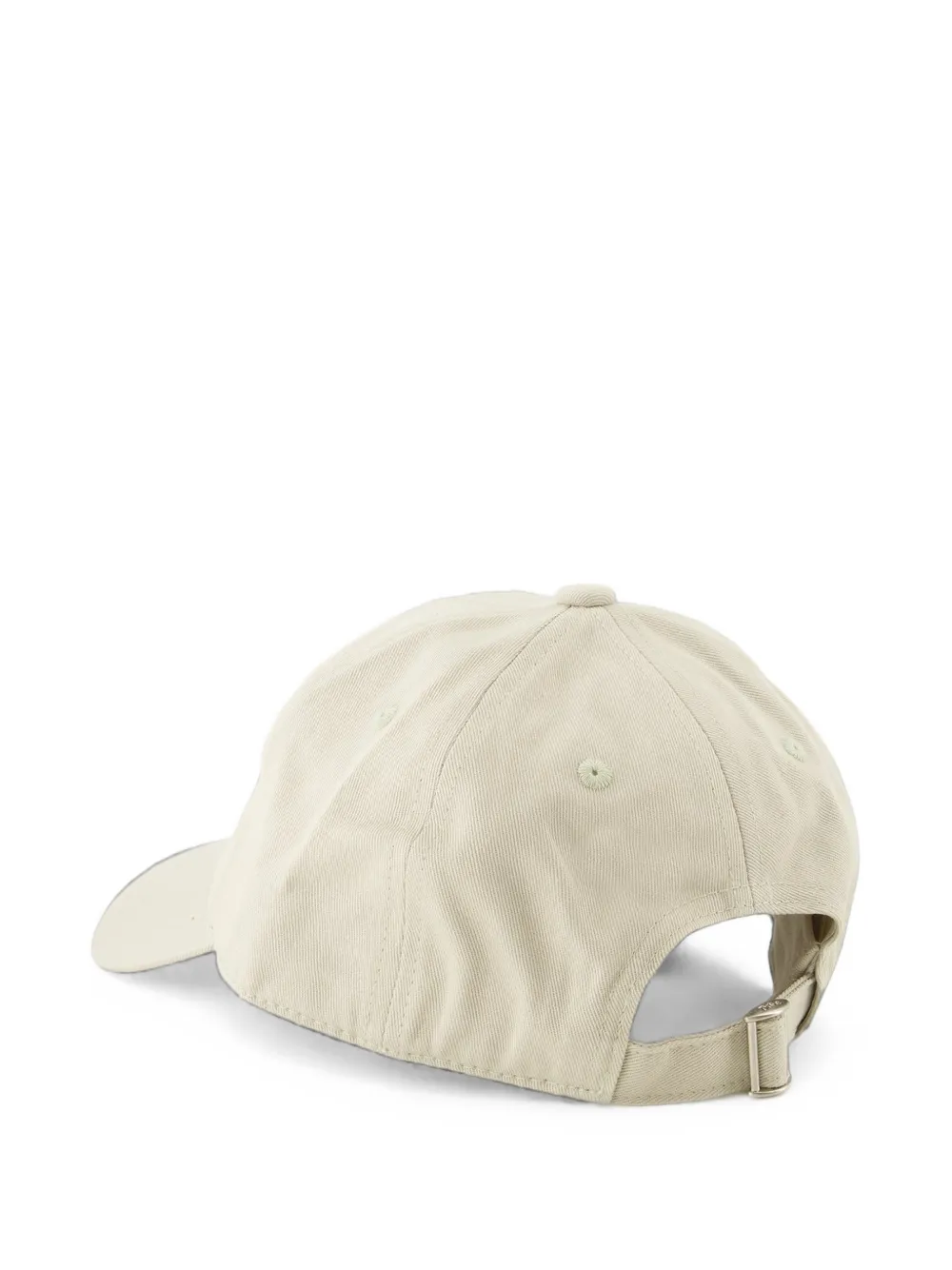 Drôle De Monsieur La Casquette Slogan embroidered baseball cap Beige