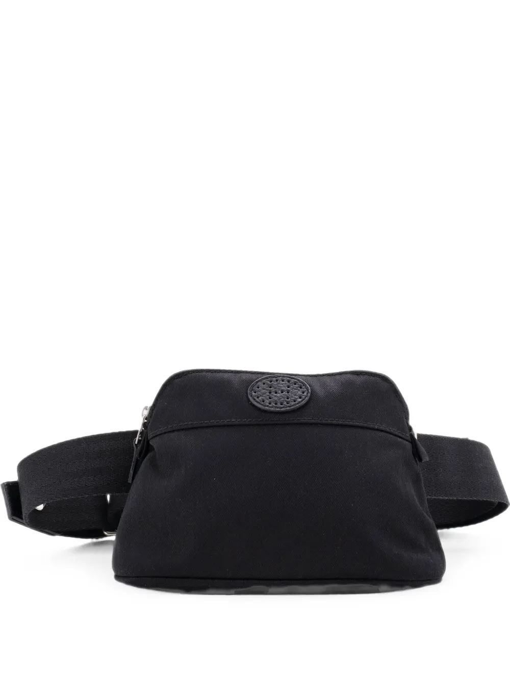 Hermès Pre-Owned Marsupio Bolide Ceinture Balle de Golf Toile and Leather GM - Nero