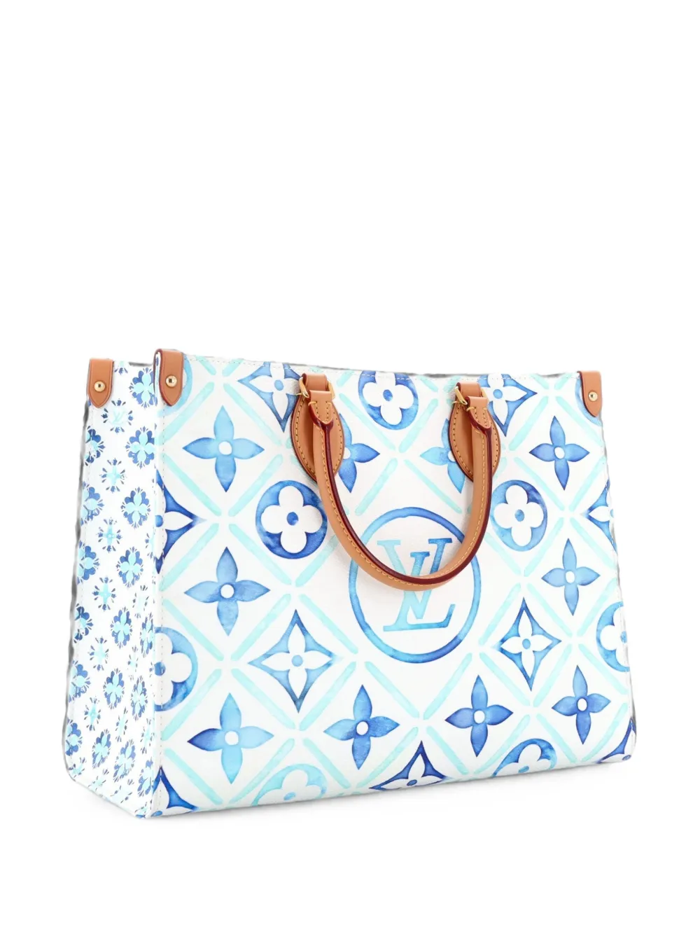 Louis Vuitton Pre-Owned sac à main OnTheGo Monogram Tiles By The Pool MM - Bleu