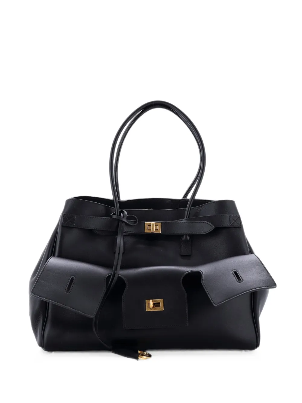 Balenciaga Pre-Owned Bel Air Carry All Bag Leather Medium tote bag - Noir