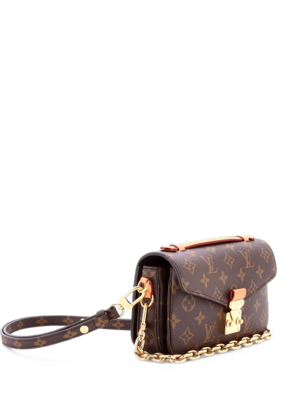 Louis Vuitton Pre-Owned Pochette Metis Monogram Canvas East West crossbody bag - Marron