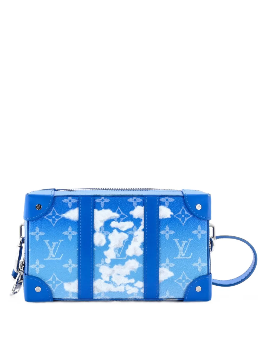 Louis Vuitton Pre-Owned Soft Trunk Wallet Limited Edition Monogram Clouds crossbody bag - Blue