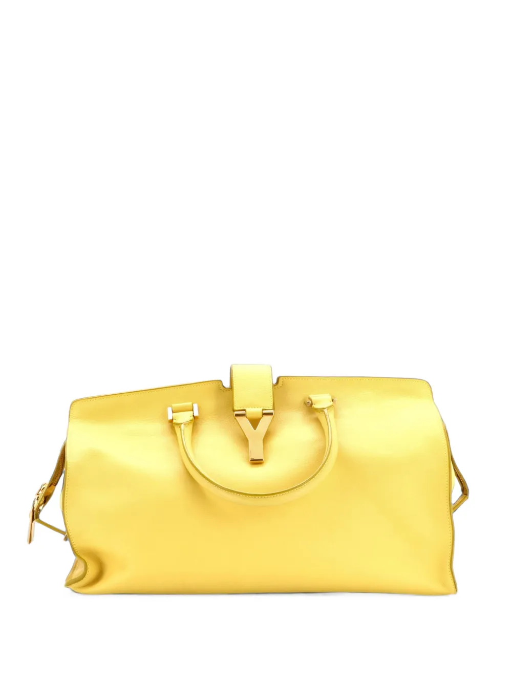 Saint Laurent Pre-Owned sac cabas Classic Y médium en cuir - Jaune