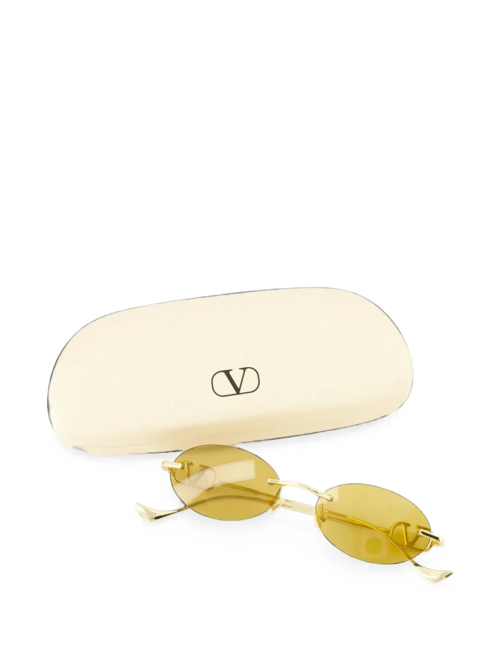 VALENTINO GARAVANI EYEWEAR VLogo Signature zonnebril Goud