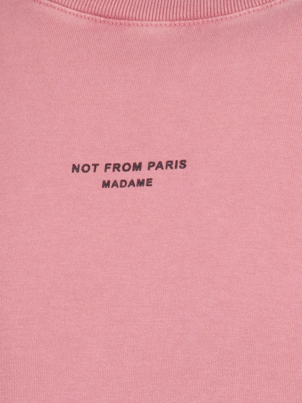 Drôle De Monsieur T-shirt met tekst Roze