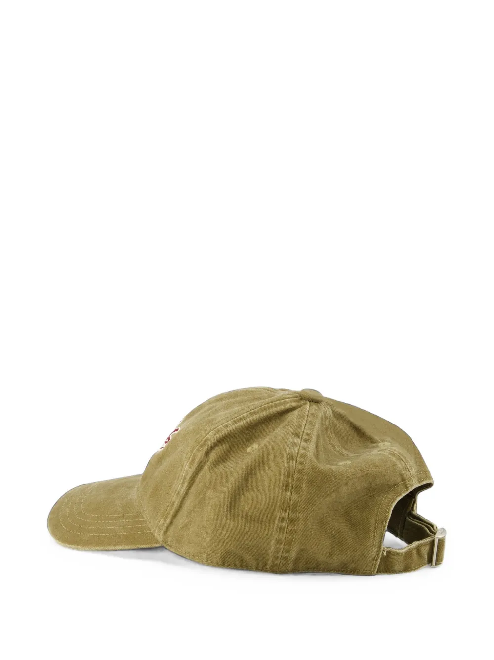 Drôle De Monsieur Honkbalpet met geborduurd logo Groen