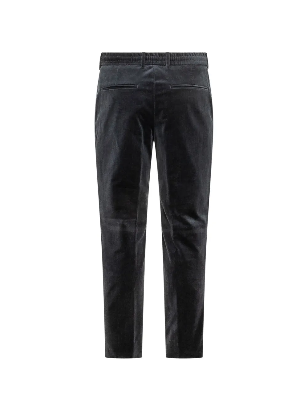 BOSS Ribfluwelen broek Zwart