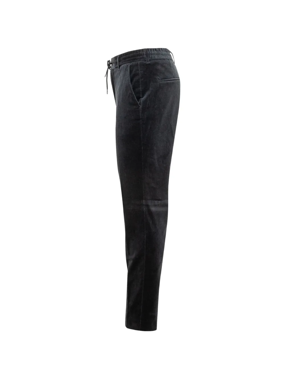 BOSS Ribfluwelen broek Zwart