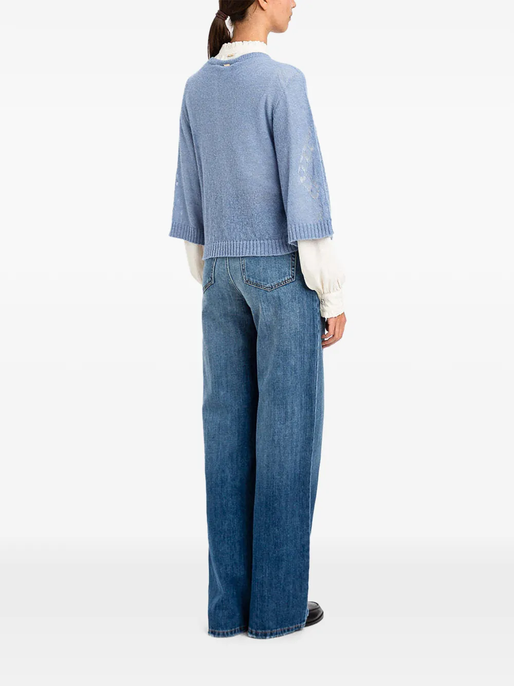 TWINSET Trui met ronde hals Blauw