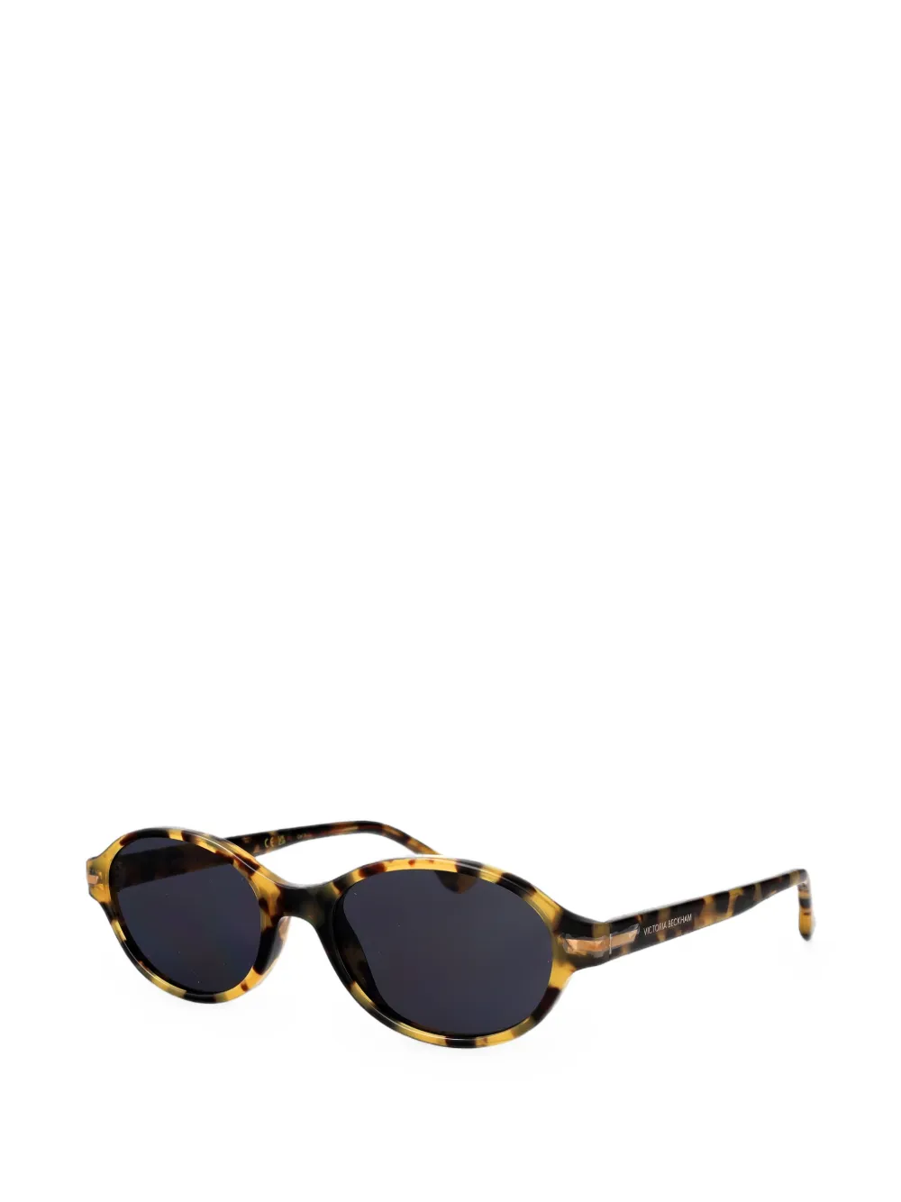 Victoria Beckham Eyewear Zonnebril met ovalen montuur Bruin