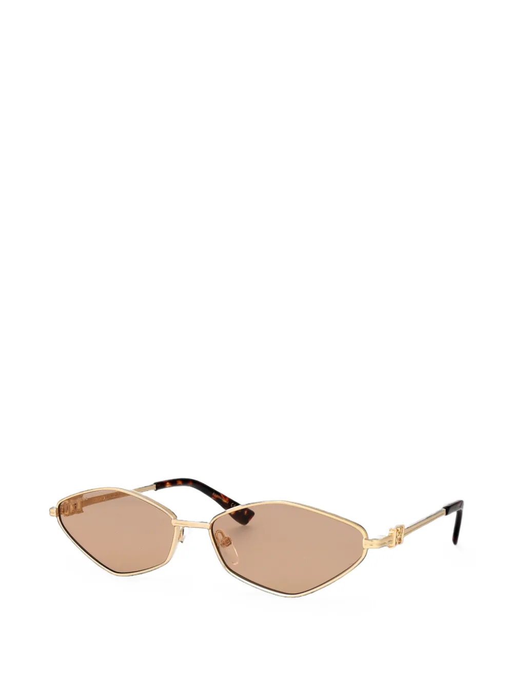 DSQUARED2 EYEWEAR Zonnebril met geometrisch montuur Goud