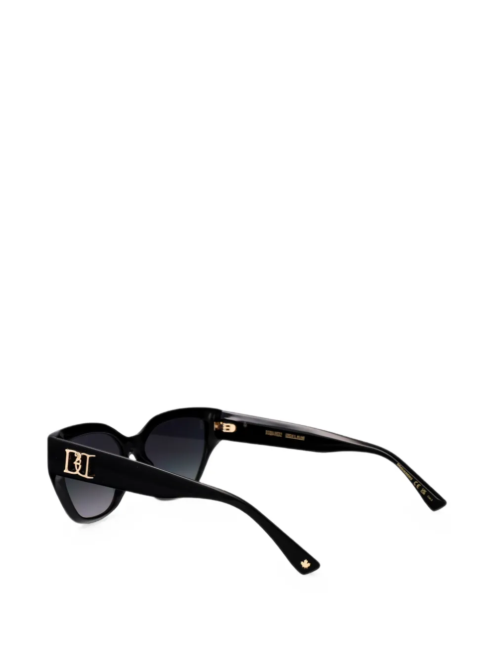 DSQUARED2 EYEWEAR Zonnebril met geometrisch montuur Zwart
