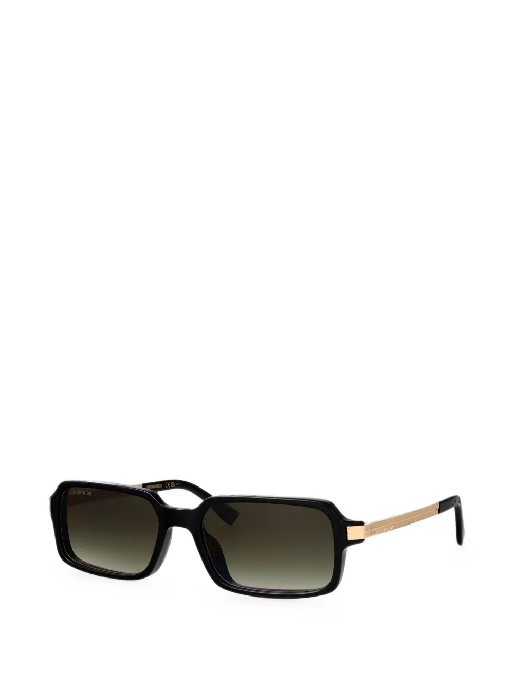 DSQUARED2 EYEWEAR Zonnebril met rechthoekig montuur Zwart