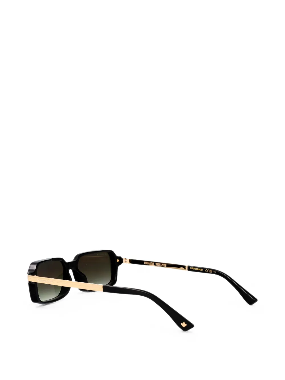 DSQUARED2 EYEWEAR Zonnebril met rechthoekig montuur Zwart