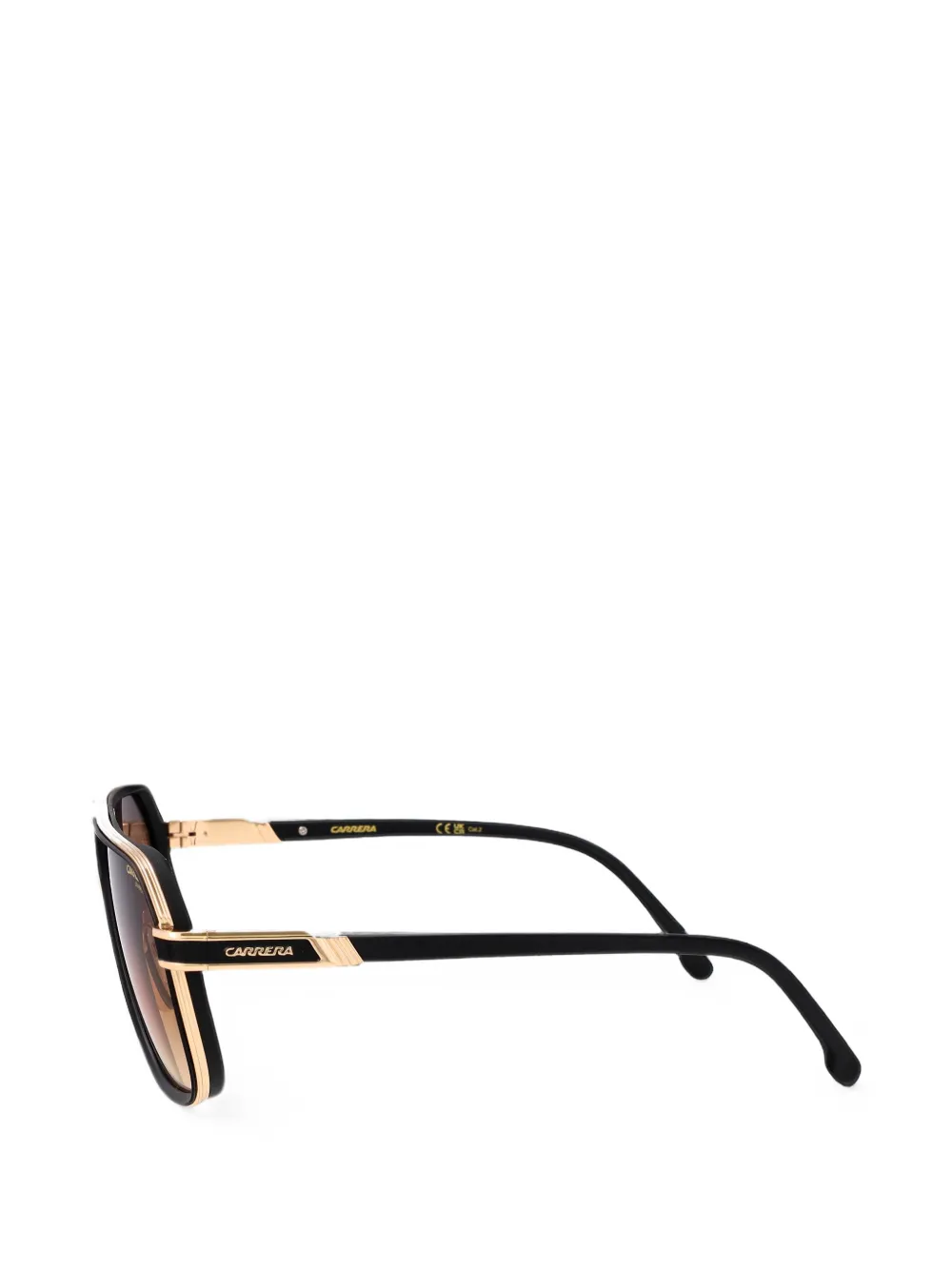 Carrera geometric-frame sunglasses Zwart
