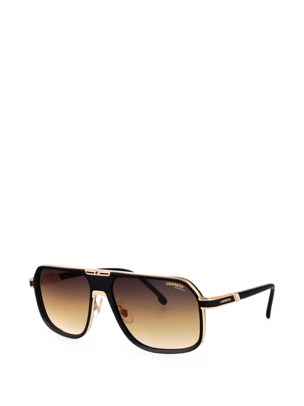 Carrera geometric-frame sunglasses Zwart