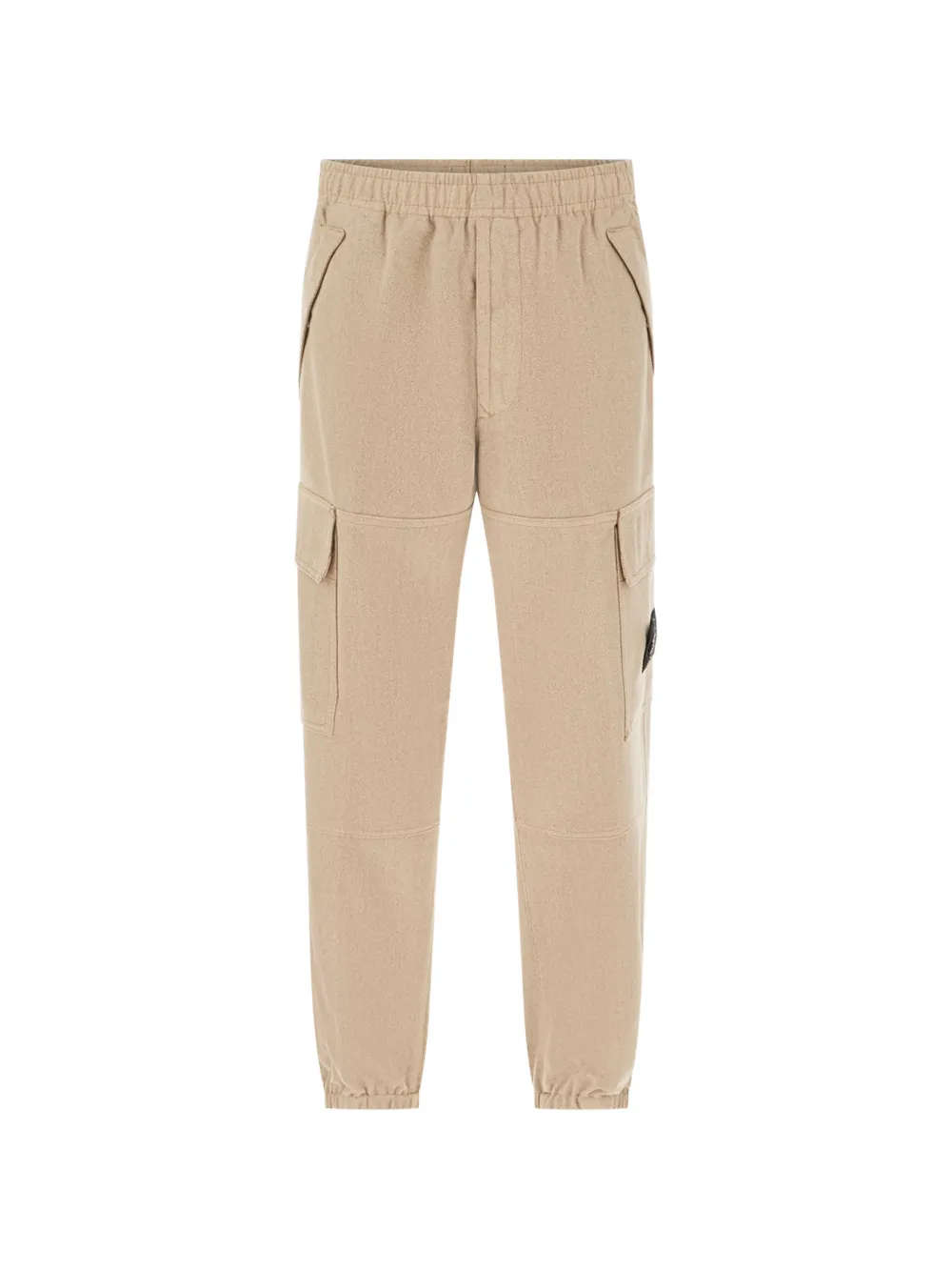 Stone Island 3100050 wool-nylon-flannel-tc joggers - Nude