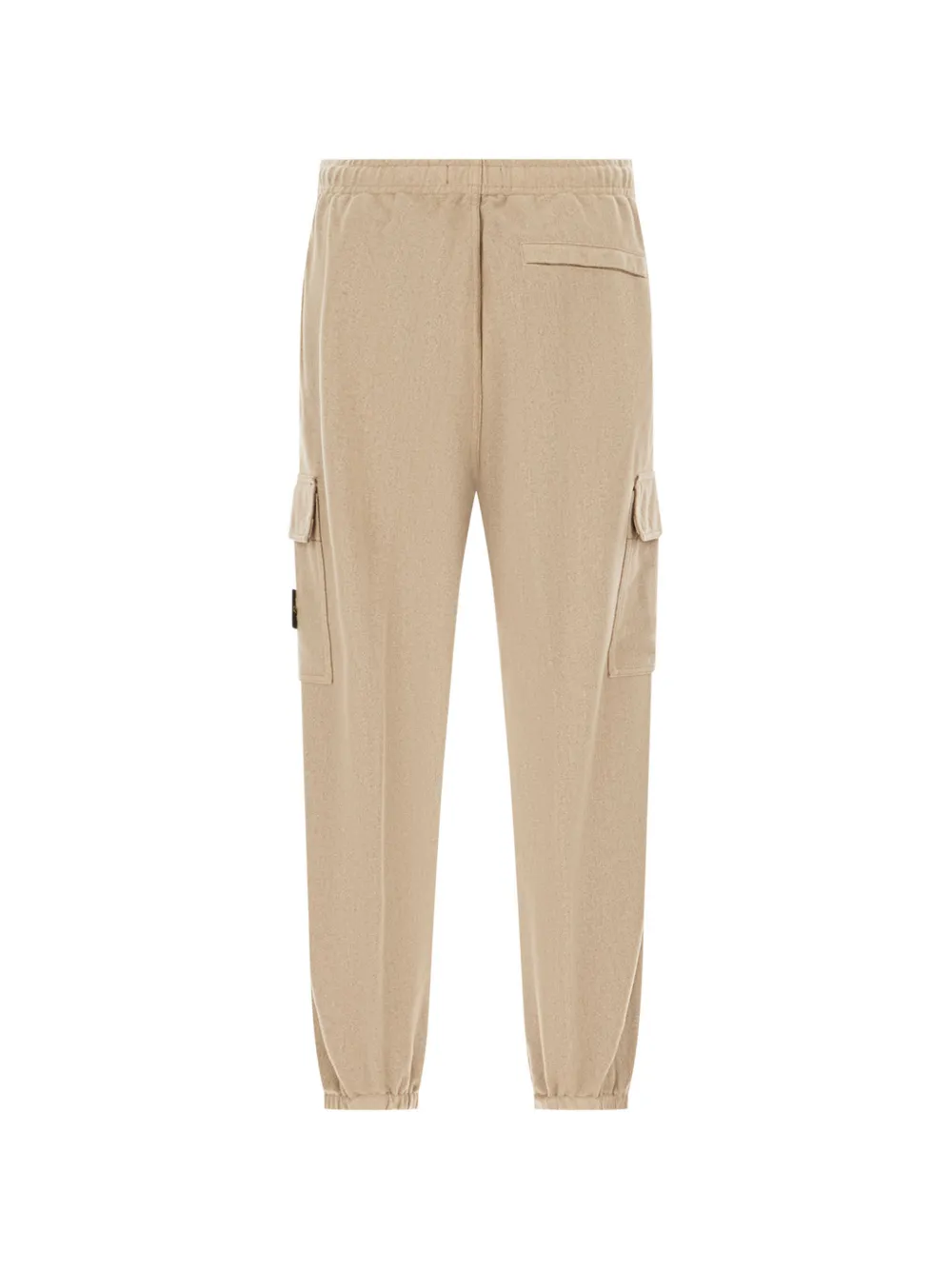 Stone Island 3100050 wool-nylon-flannel-tc joggers Beige