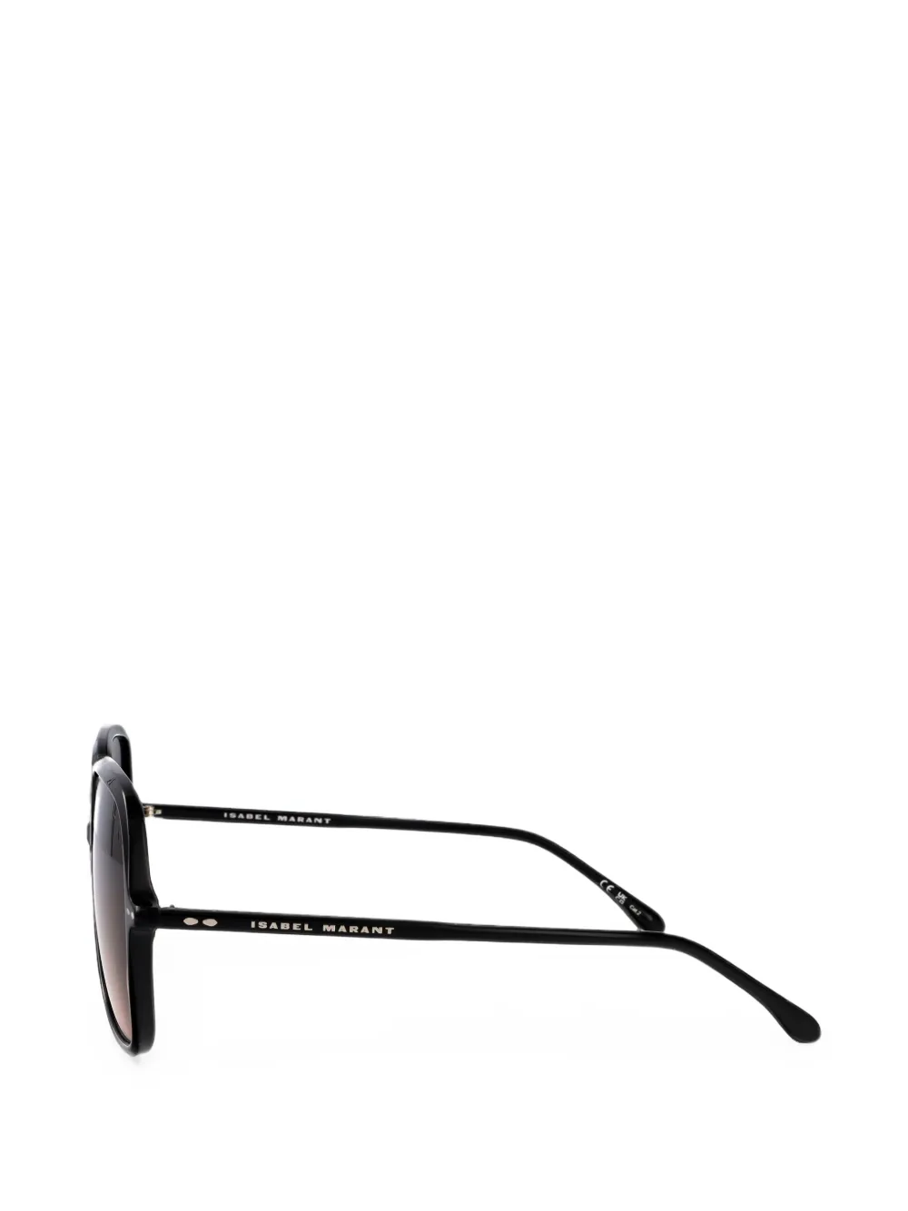 Isabel Marant Eyewear Zonnebril met vierkant montuur Zwart