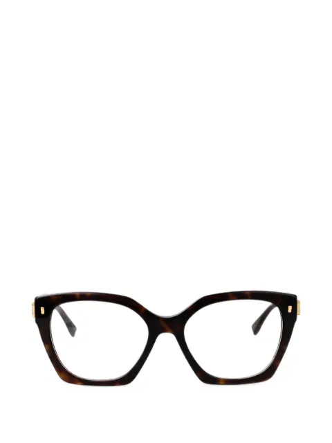 DSQUARED2 EYEWEAR tortoiseshell-effect cat-eye frame glasses