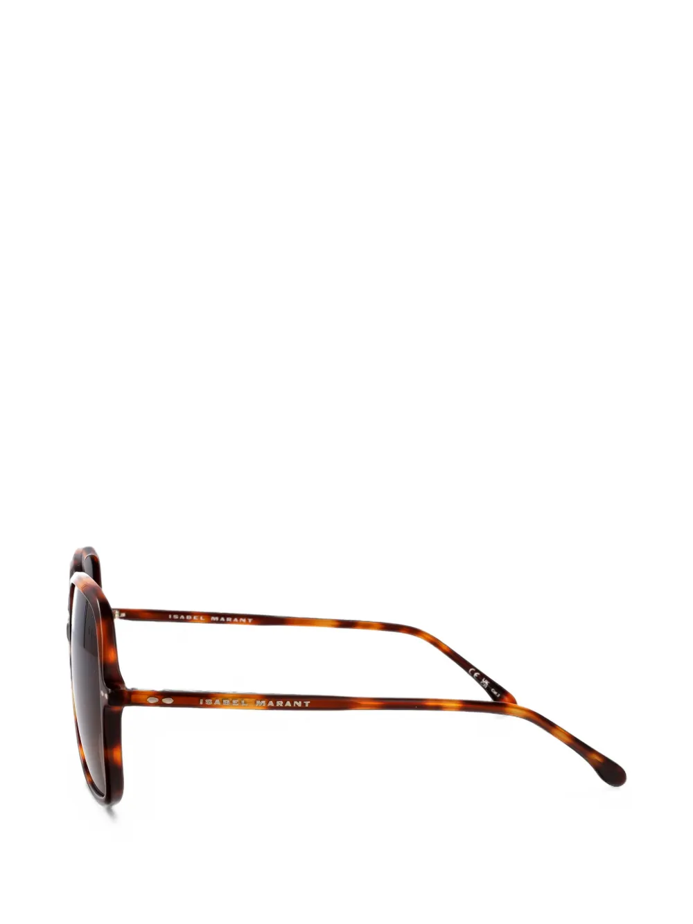 Isabel Marant Eyewear Zonnebril met vierkant montuur Bruin