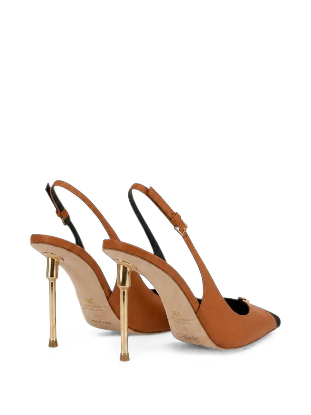 Elisabetta Franchi bicolour slingback pumps Bruin
