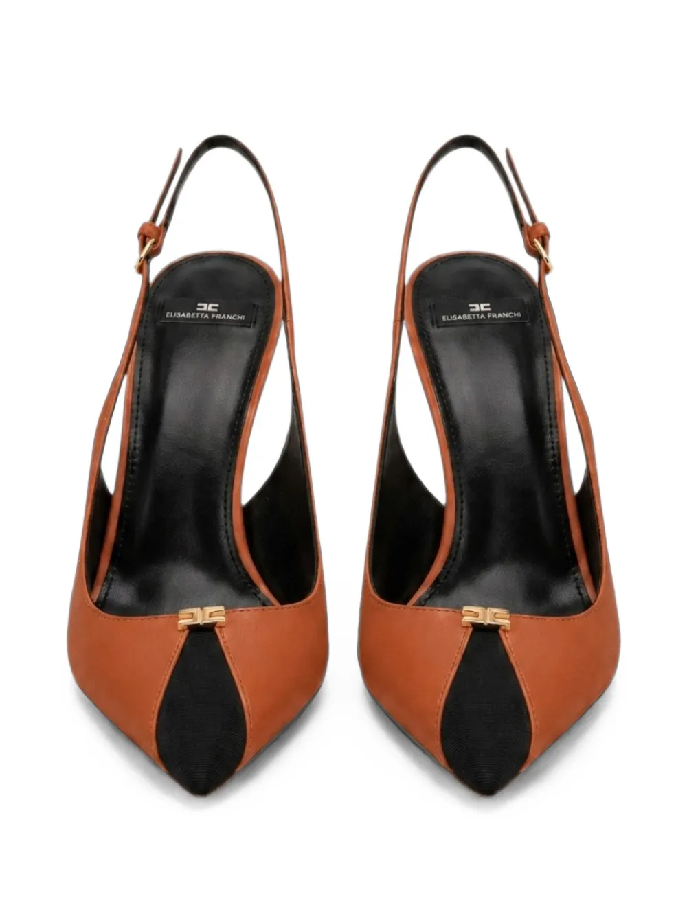 Elisabetta Franchi bicolour slingback pumps Bruin