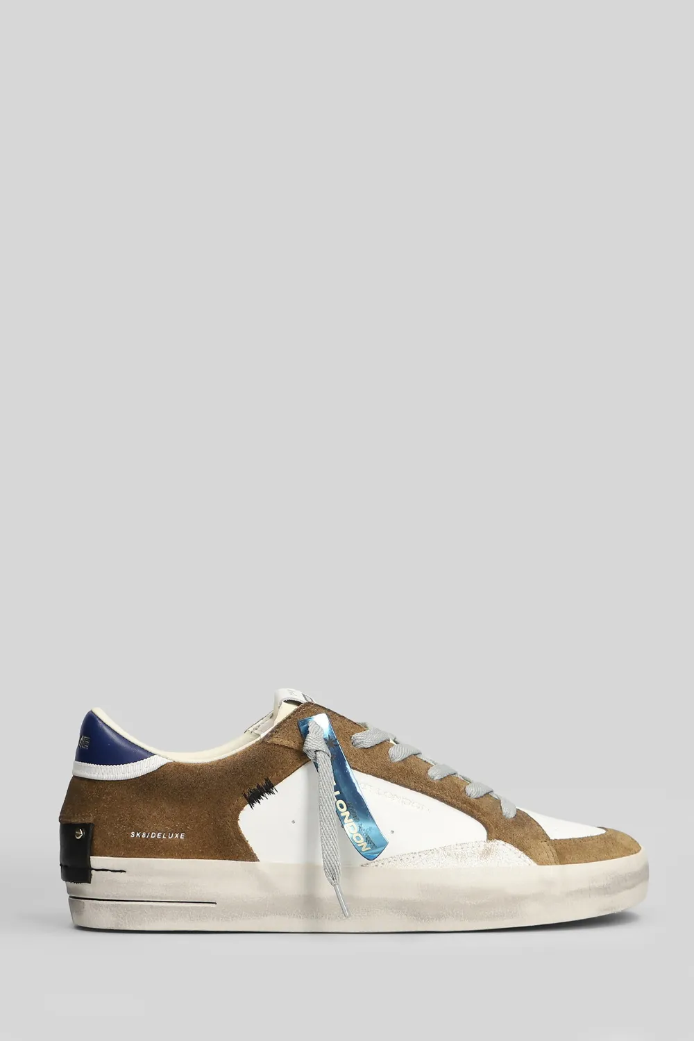 Crime London SK8 Deluxe panelled sneakers