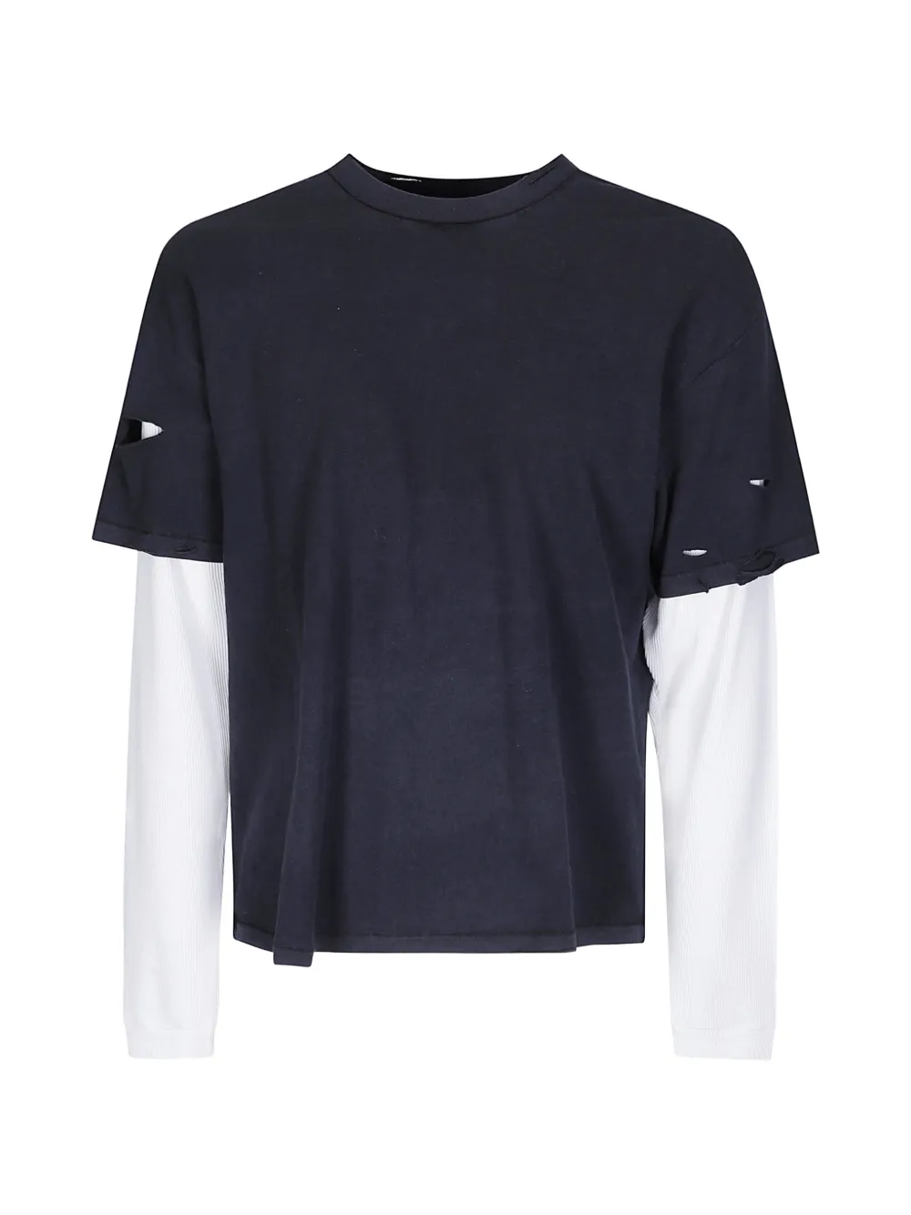 Stockholm Surfboard Club layered distressed T-shirt