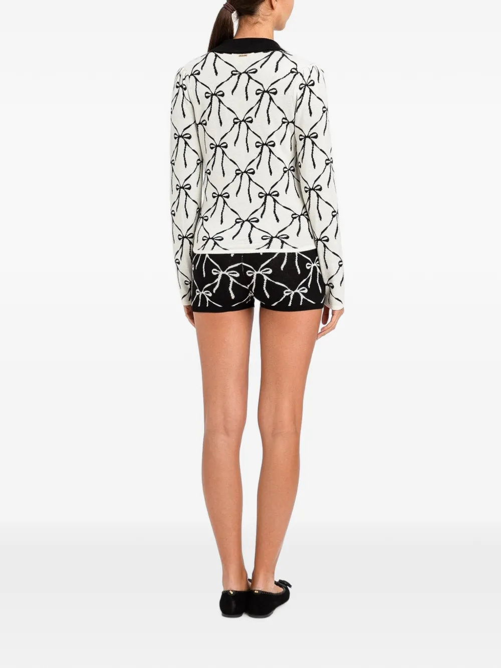 TWINSET Trui met strik-intarsia Wit