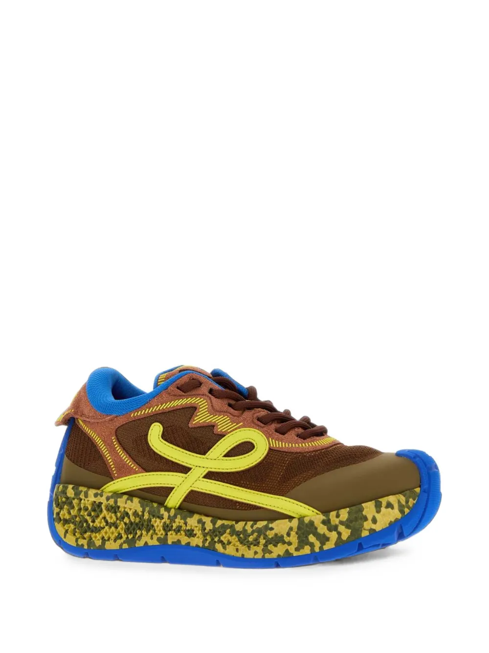 LOEWE Pogo logo-appliqué sneakers Bruin
