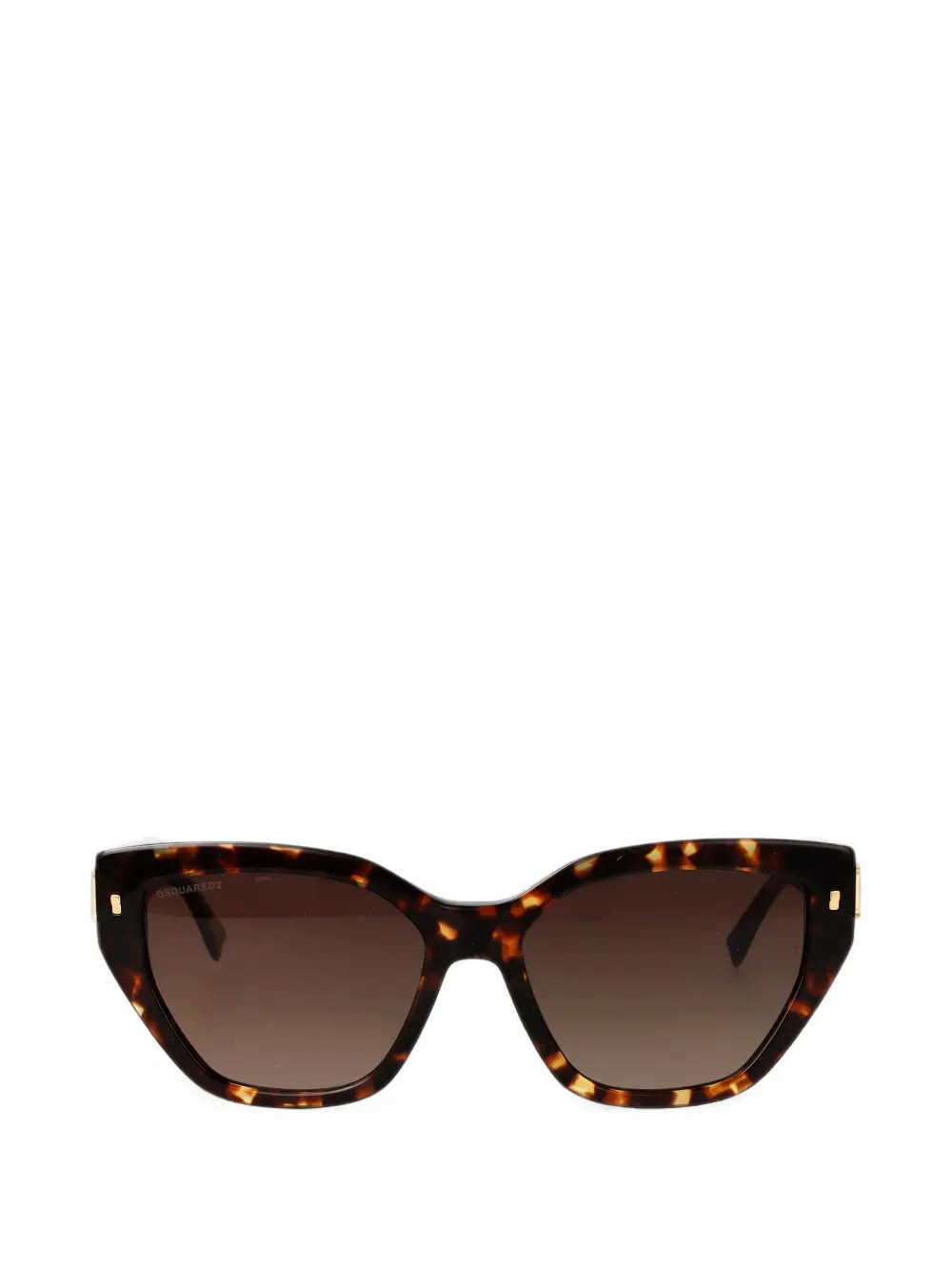 DSQUARED2 EYEWEAR tortoiseshell-effect geometric-frame sunglasses