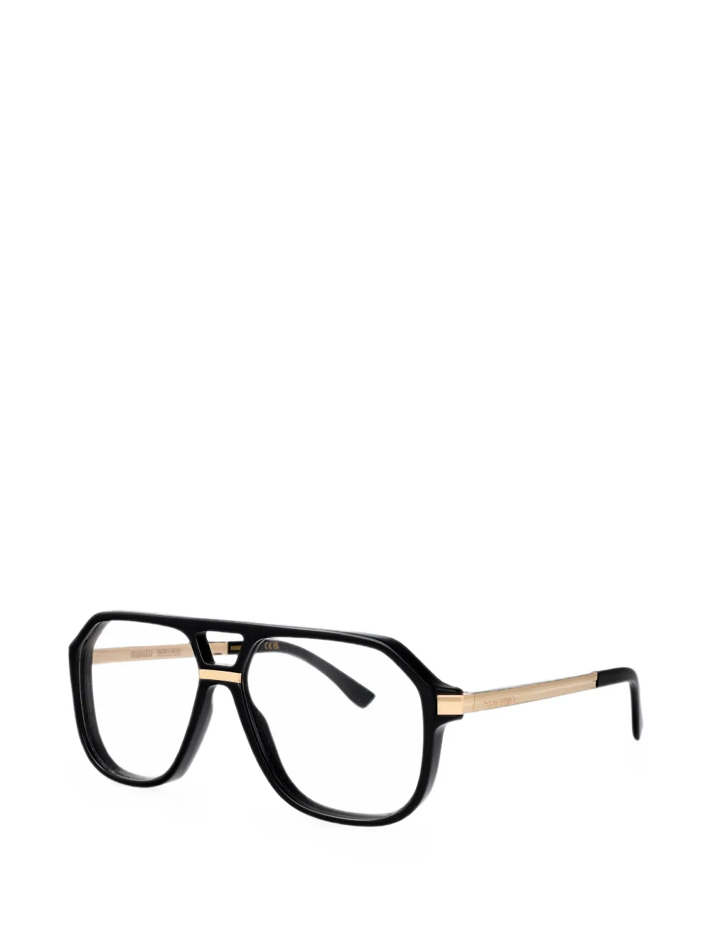 DSQUARED2 EYEWEAR geometric-frame glasses Zwart