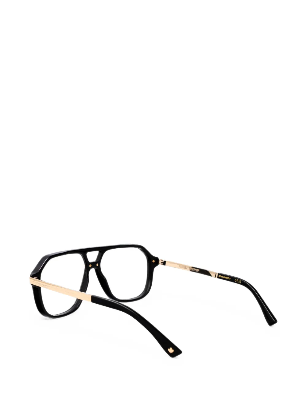 DSQUARED2 EYEWEAR geometric-frame glasses Zwart