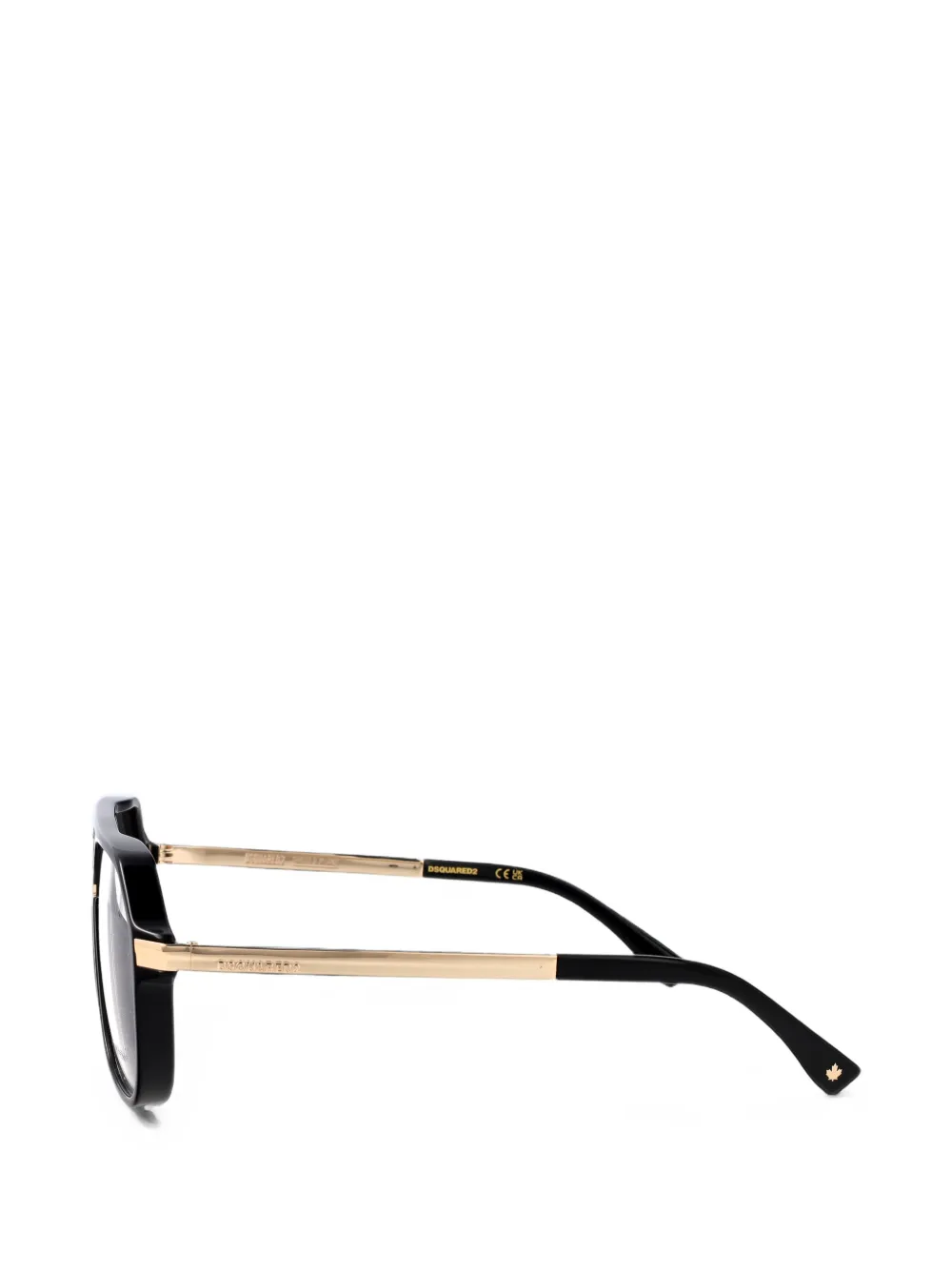 DSQUARED2 EYEWEAR geometric-frame glasses Zwart