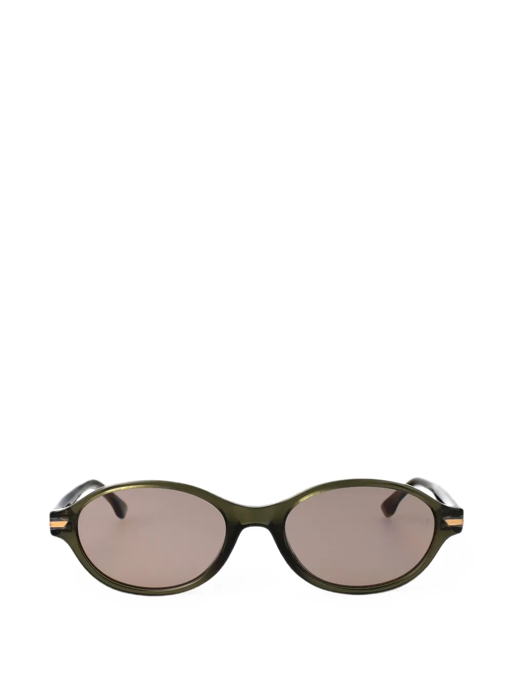 Victoria Beckham Eyewear oval-frame sunglasses - Verde