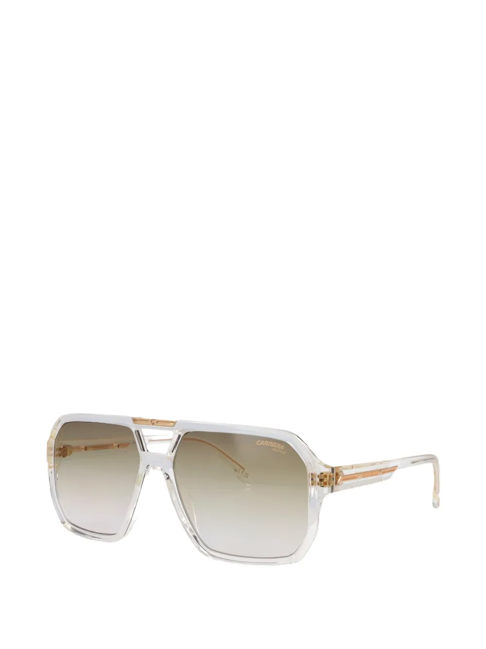 Carrera Victory C 01 S zonnebril met geometrisch montuur Beige