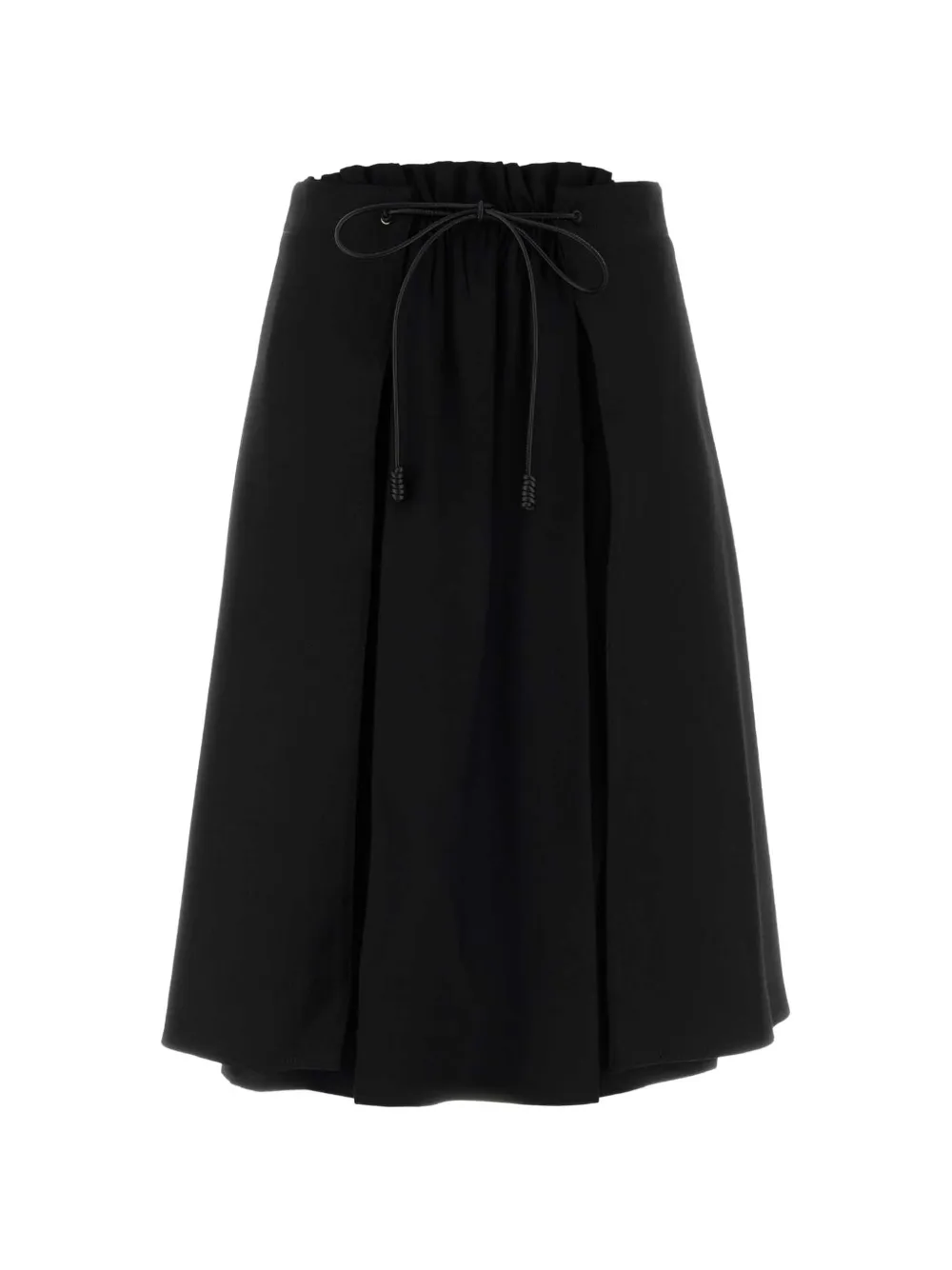 Moncler drawstring flared midi skirt - Noir Moncler drawstring flared midi skirt - Noir