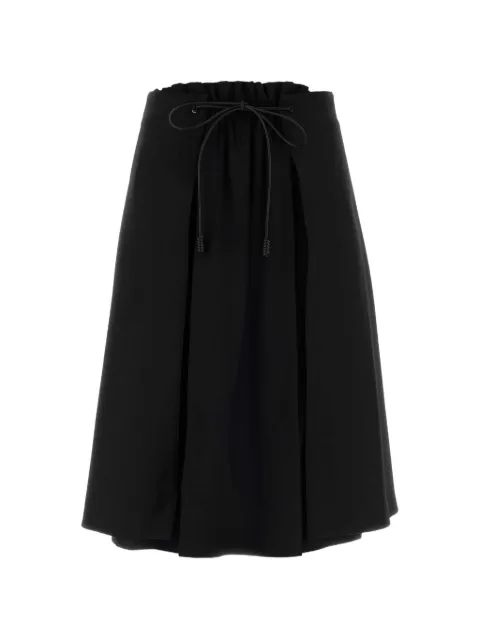 Moncler drawstring flared midi skirt