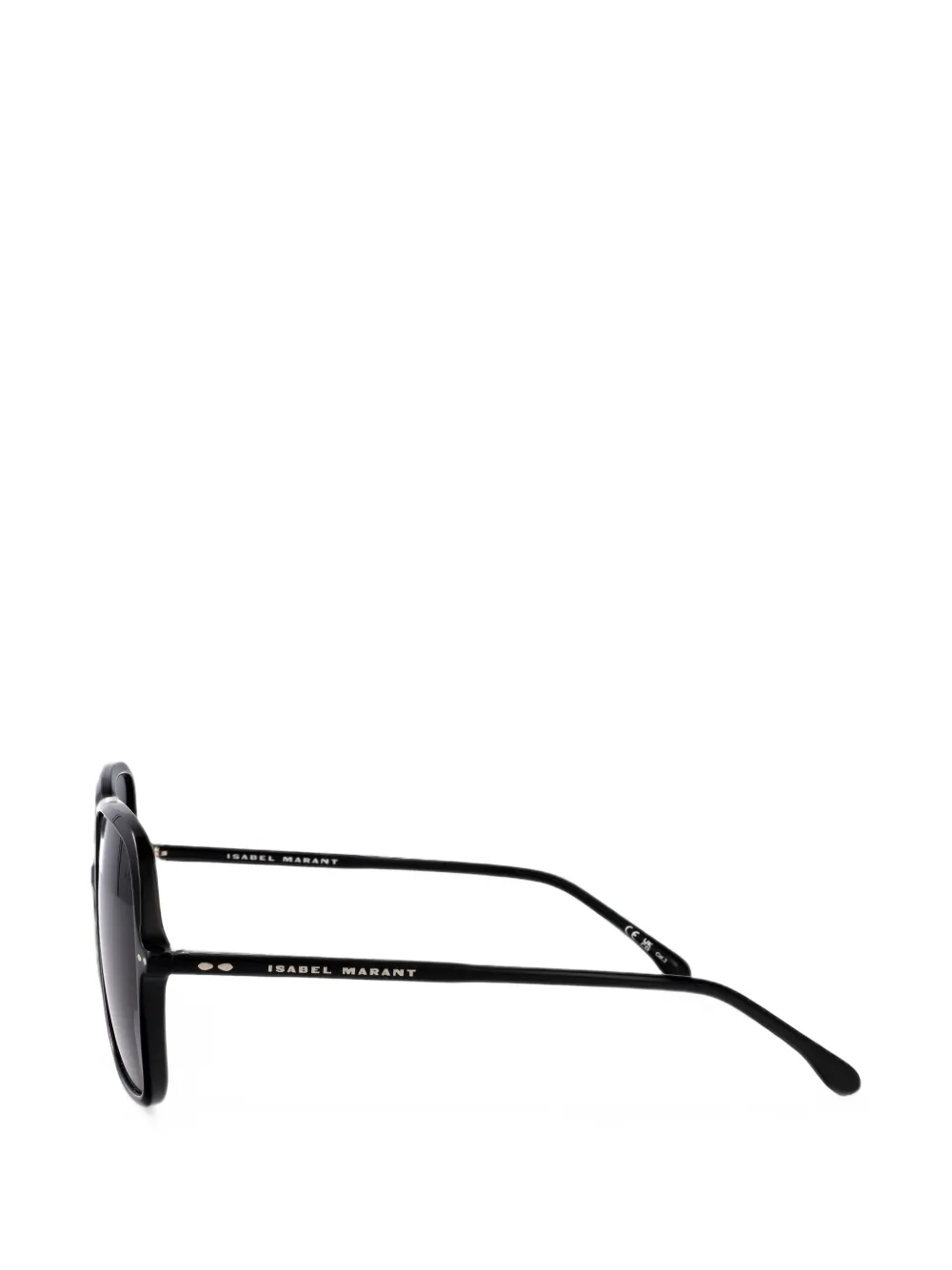 Isabel Marant Eyewear Zonnebril met vierkant montuur Zwart