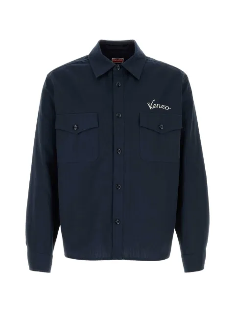 Kenzo Varsity logo-embroidered shirt
