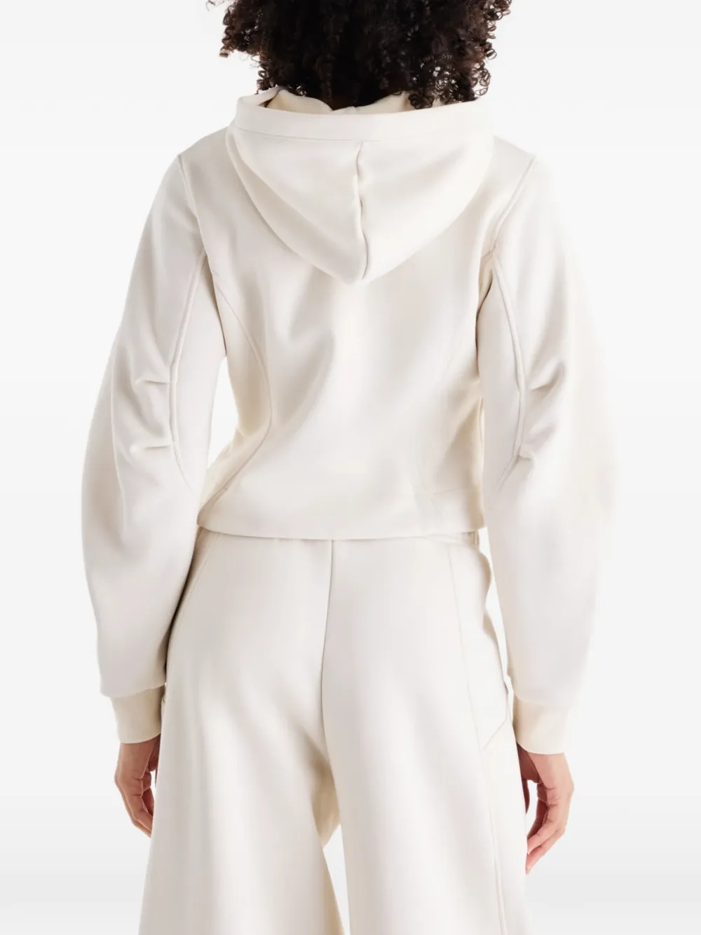 New Balance Athletics crafted fleece full-zip hoodie Beige