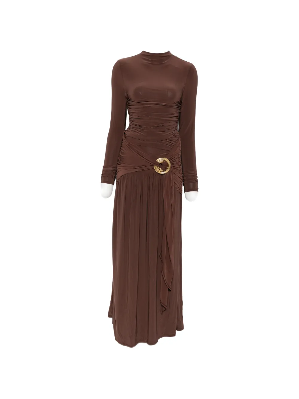 Aje Selah ruched long-sleeve maxi dress