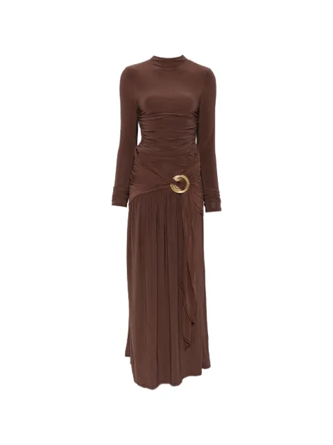 Aje Selah ruched long-sleeve maxi dress