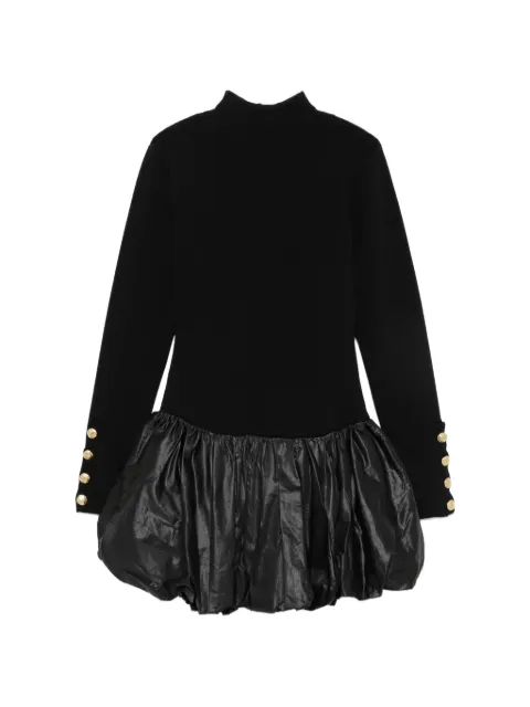 Aje Elodi button-embellished bubble-hem mini dress